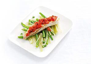 Spicy fish with green beans and fennel | Philips