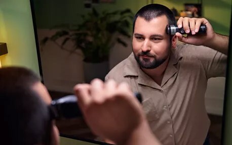 Shaving your hair bald