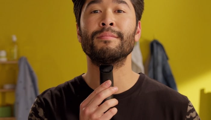 Create the stubble beard video