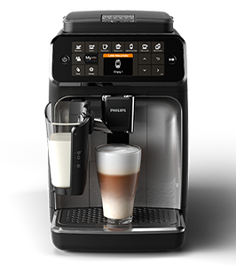 PHILIPS 4300 Series Máquina de café espresso totalmente automática -  Espumador de leche LatteGo, 8 variedades de café, pantalla táctil  intuitiva