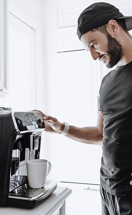 Philips coffee machine and Brian