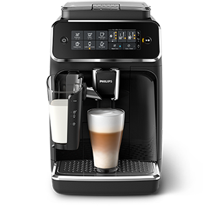 Diacritical Sheer vertical Espresso Machine LatteGo for Easy Lattes, Coffee and More | Philips