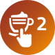 2 coffee styles icon