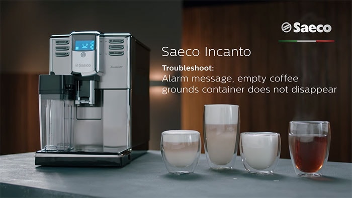 Saeco Incanto Troubleshooting - The grinder is not grinding the beans