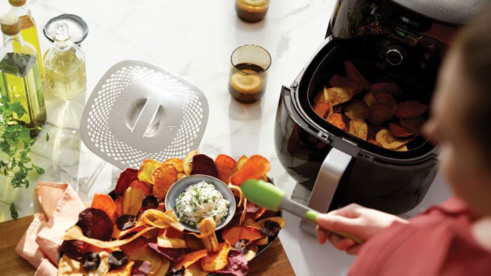 How to Make Veggie Chips with an Air Fryer or Microwave