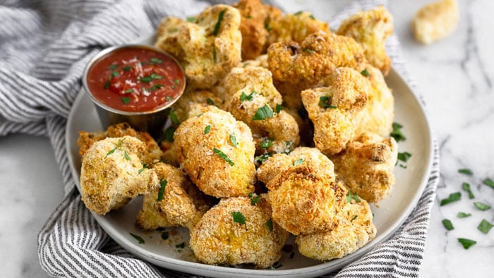 Air Fryer Cauliflower Fritters