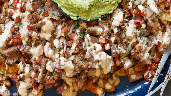 Whole Thirty Carne Asada Fries made with Philips Smoke-less Indoor Grill