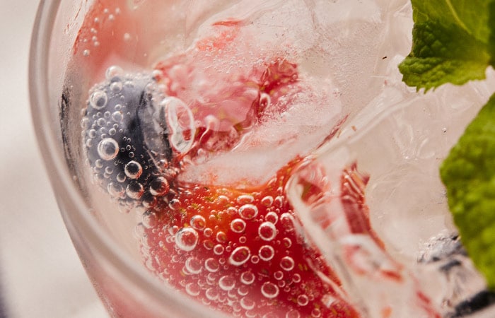 Red, White and Blue Wine Spritzer