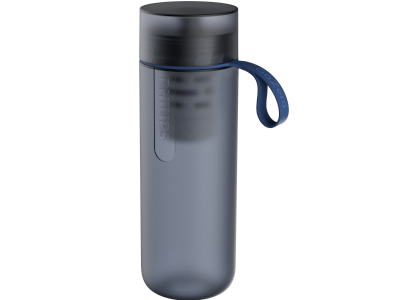 PHILIPS Water GoZero Active - Botella de agua sin BPA con filtro de agua  para fitness, botella de agua deportiva, ligera, 24 onzas con filtro de