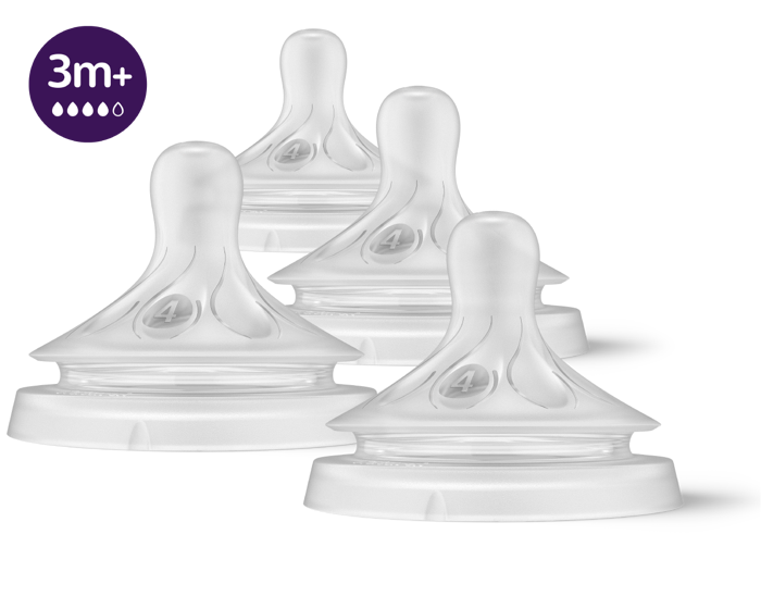 Philips Avent Natural Response Silicone Nipples Flow 1 0m+ 2pcs – Mari Kali  Stores Cyprus