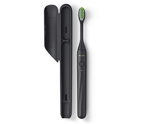 Philips One Rechargeable Toothbrush in the color midnight black