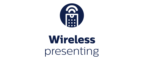 Wireless presenting icon