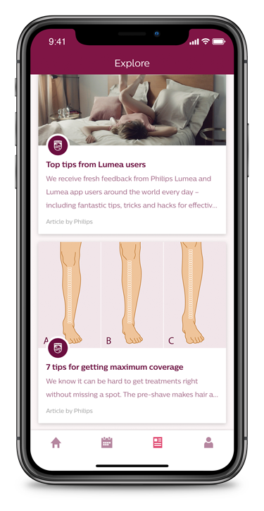 Lumea App view