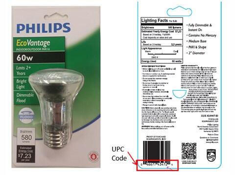 philips ecovantage halogen lamp packaging