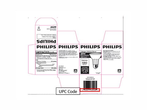 philips halogen light bulb box packaging