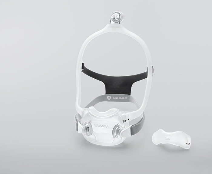 Download image (.jpg) New full face mask brings the benefits of DreamWear CPAP mask system to broader patient population with more freedom of choice and flexibility (opens in a new window)
