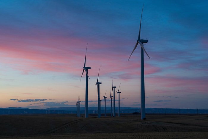 Download image (.jpg) (opens in a new window) Wind park in the USA