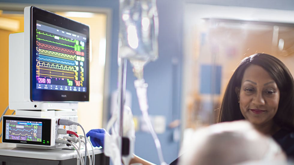 intellivue patient monitors with shield header