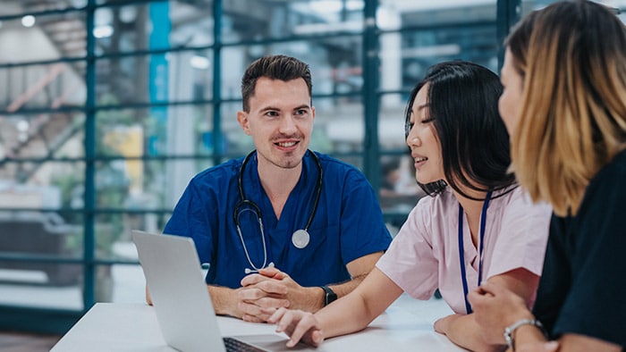 Clinicians in consultation -  